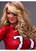 Kim Zolciak Affordable Synthetic Lace Front Wig 