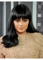 Kylie Jenner Shimmering Human Hair Capless Wig 