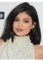 Kylie Jenner Glamorous Human Hair Lace Front Wig 
