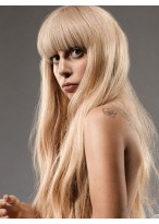 Lady Gaga Charming Capless Synthetic Wig 