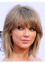Taylor Swift Polished Capless Human Hair Wig 