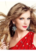 Taylor Swift Layered Lace Front Synthetic Wig 