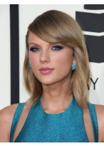 Taylor Swift Comfortable Lace Front Synthetic Wig 