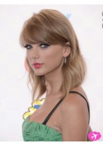 Taylor Swift Classic Capless Human Hair Wig 