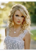 Taylor Swift Shimmering Lace Front Human Hair Wig 