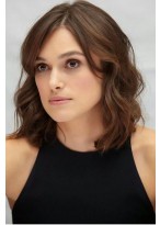 Stylish Keira Knightley Lace Front Remy Human Hair Wig 