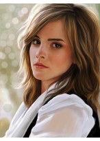 Elegant Emma Watson Lace Front Synthetic Wig 