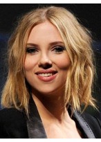 Striking Scarlett Johansson Lace Front Synthetic Wig 