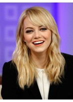 Emma Stone Attractive Lace Front Remy Human Hair Wig 