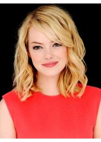 Emma Stone Magnificent Lace Front Remy Human Hair Wig 