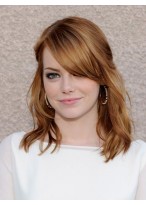 Emma Stone Chic Lace Front Synthetic Wig 