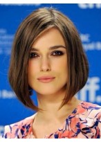 Keira Knightley Gorgeous Lace Front Remy Human Hair Wig 
