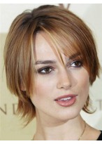 Keira Knightley Affordable Lace Front Synthetic Wig 