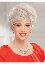 Gray Classic Wig With Short Layers 