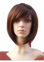 Smooth Capless Remy Human Hair Wig 