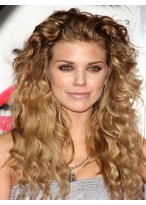 Hand Tied Deep Curly Lace Front Human Hair Wig 
