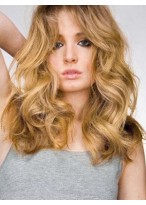 Human Hair Wavy Lace Front Wig 