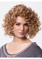 Comfortable Curly Synthetic Lace Front Wig 