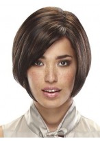 Concise Synthetic Lace Front Wig 