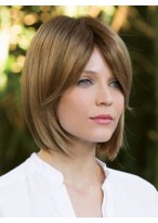 Seductive Capless Straight Chin Length Synthetic Wig 