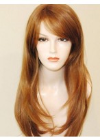 Pretty Straight With Bangs Capless Synthetic Long Wig 