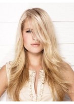 Dazzling Straight Capless Synthetic Wig 
