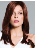 Shimmering Straight Lace Front Synthetic Wig 