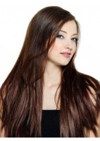 Smooth Straight Lace Front Synthetic Wig 