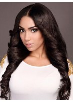 Marvelous Long Wavy Lace Front Synthetic Wig 