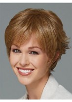 Concise Straight Capless Synthetic Wig 