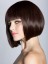 Sleek Straight Synthetic Bob Wig With Full Bangs