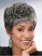 Wavy Capless Synthetic Gray Wig