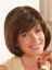 Fashion Straight Capless With Bangs Remy Human Hair Wig